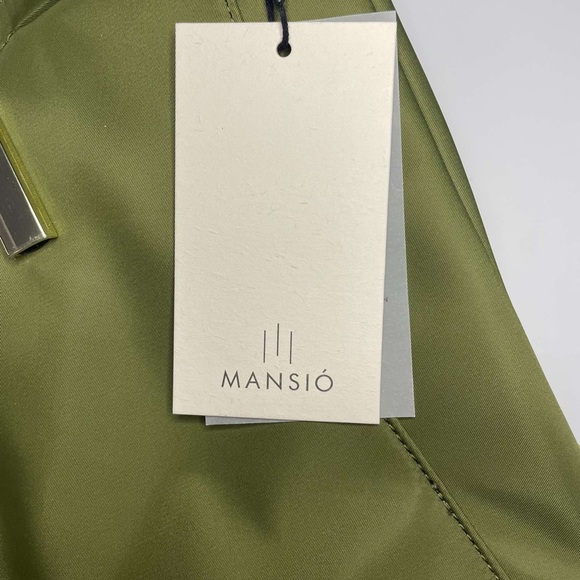 La Mansio olive green shoulder bag/backpack/versatile NWT - Picture 4 of 16